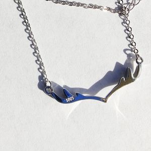 Sterling Silver Antlers s925 Pendant Necklace